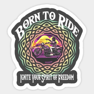 Biker: Born to Ride! Sticker